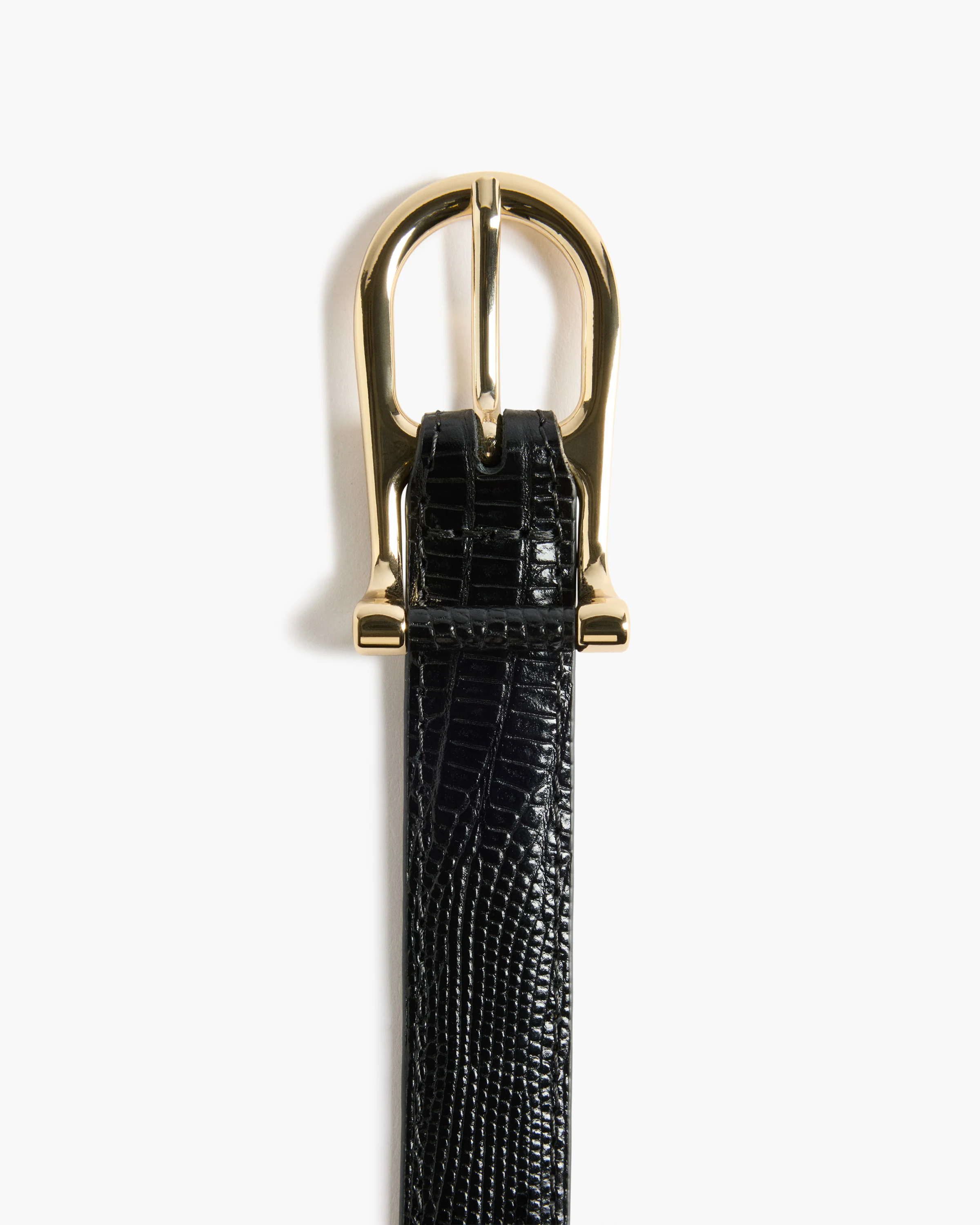 Betty Belt Leather Black Snake - Image 2