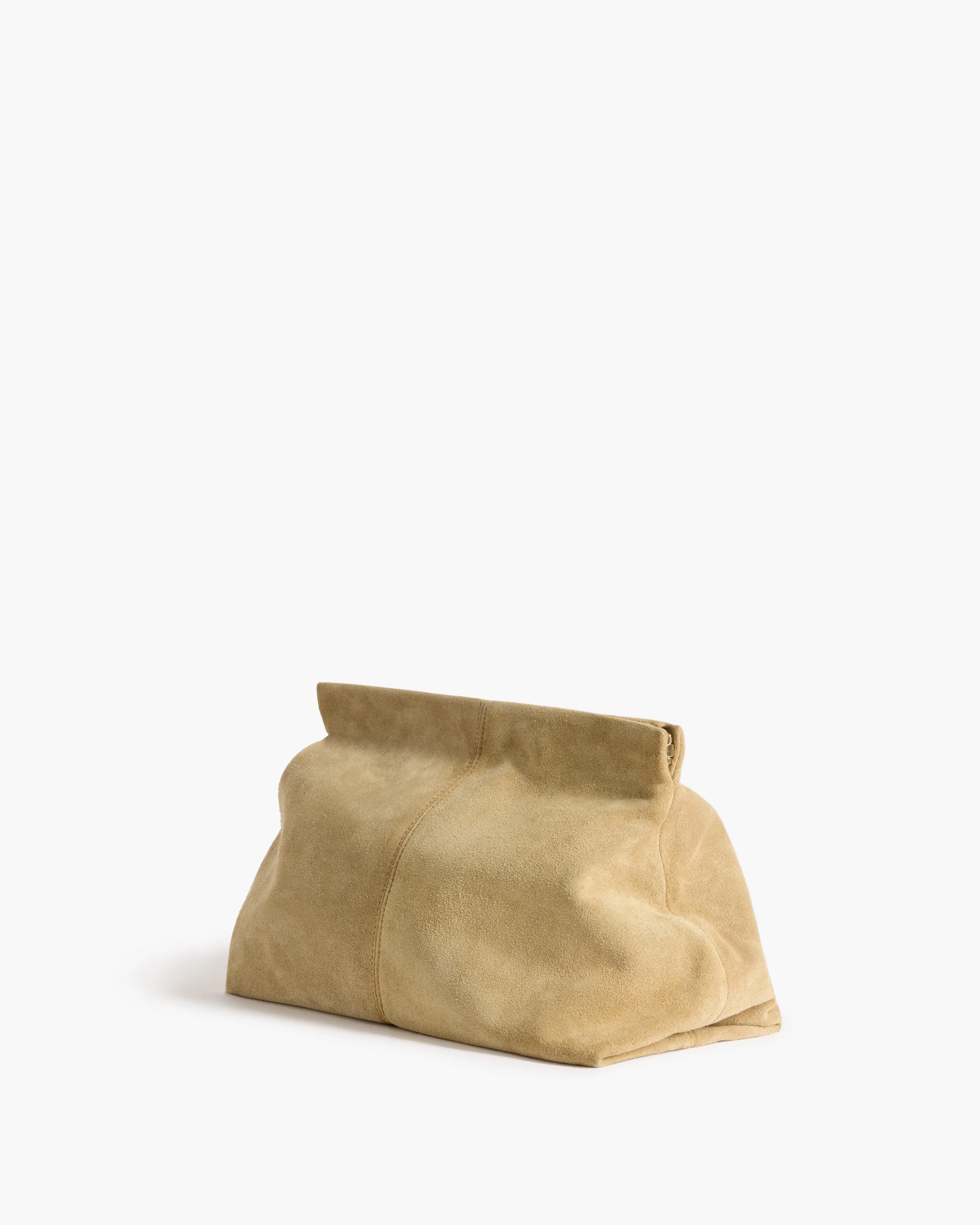 Clay Clutch Suede Sand - Image 3