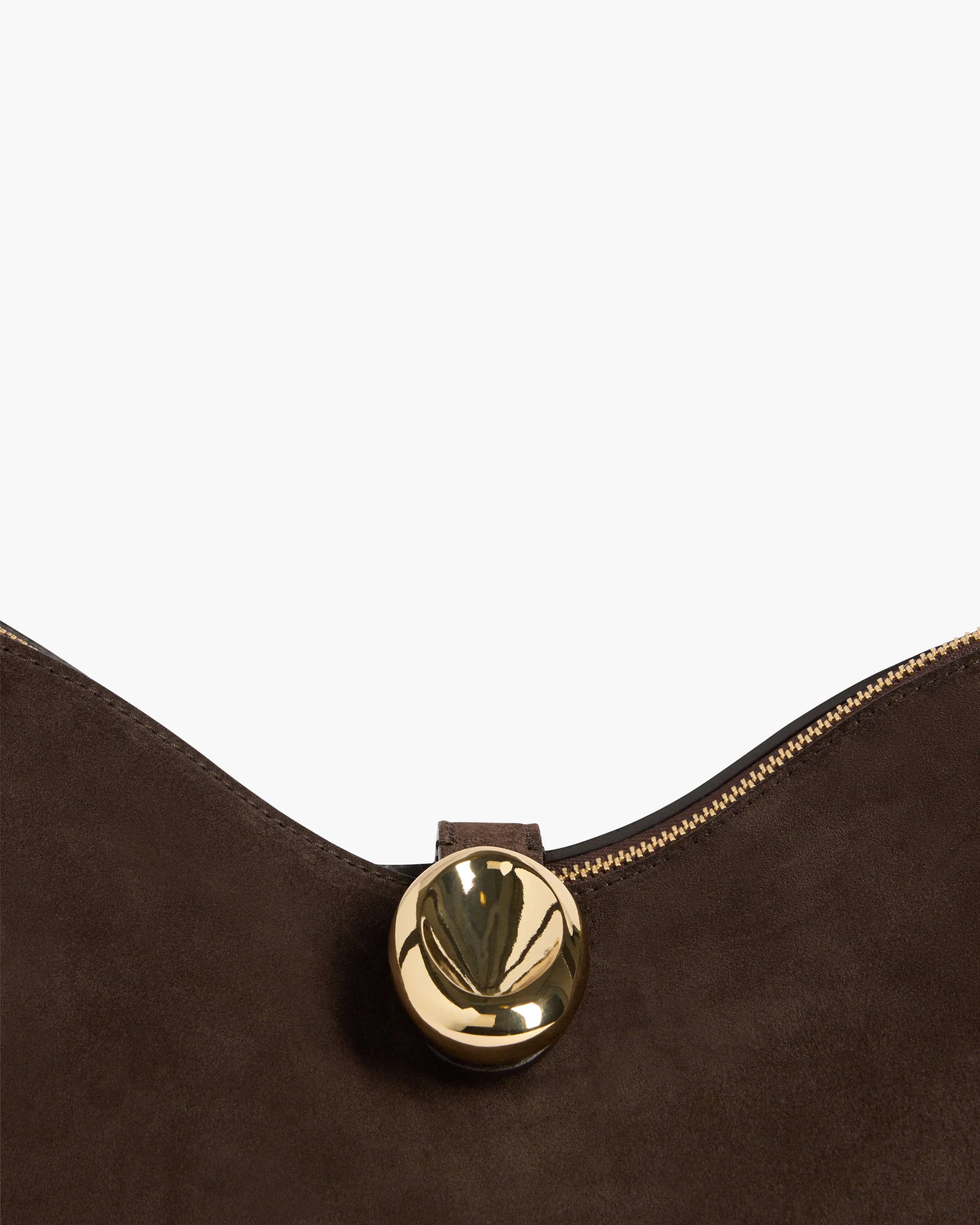 Gaia Handbag Suede Chocolate - Image 4