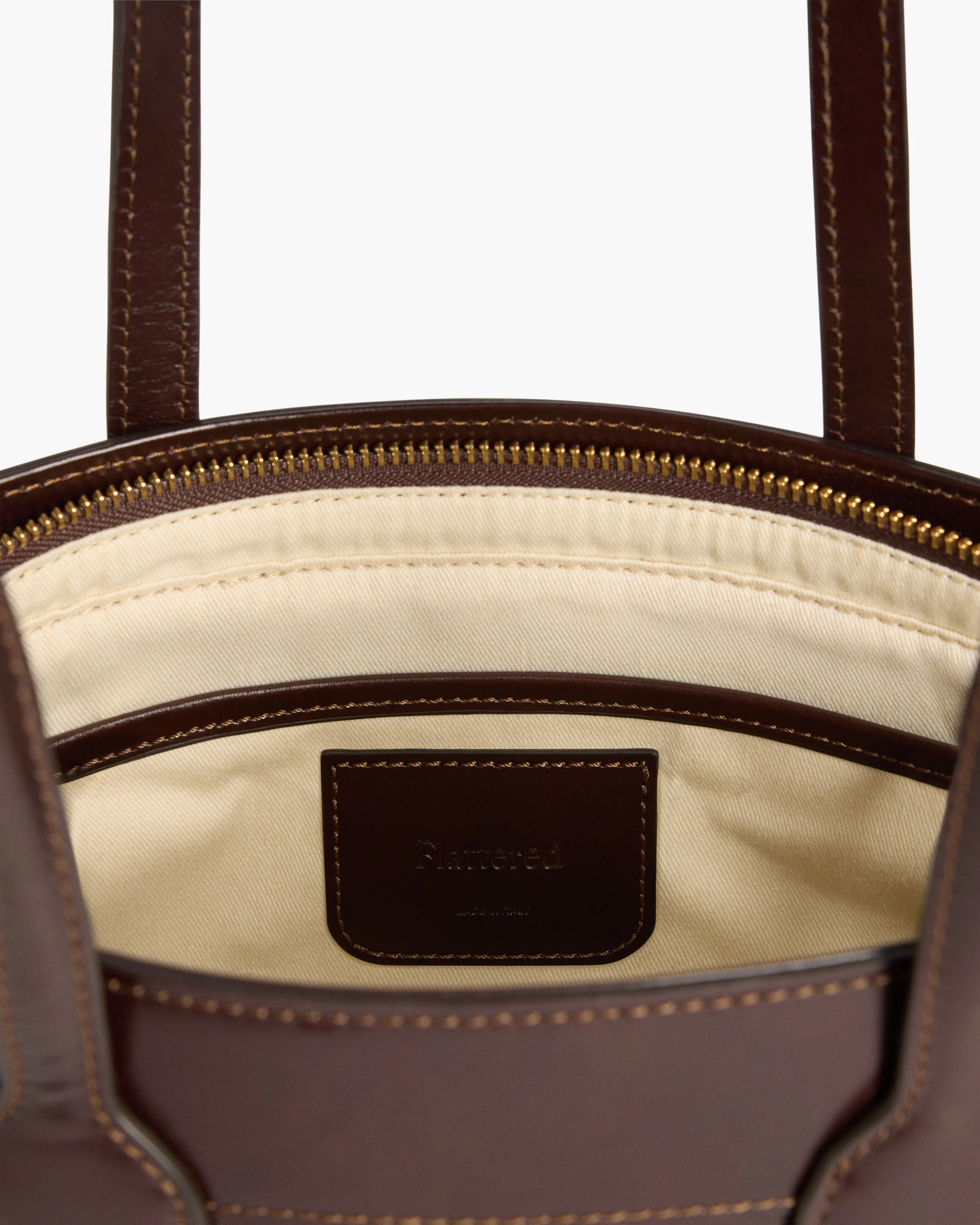 Greta Shoulder bag Suede Chocolate - Image 4