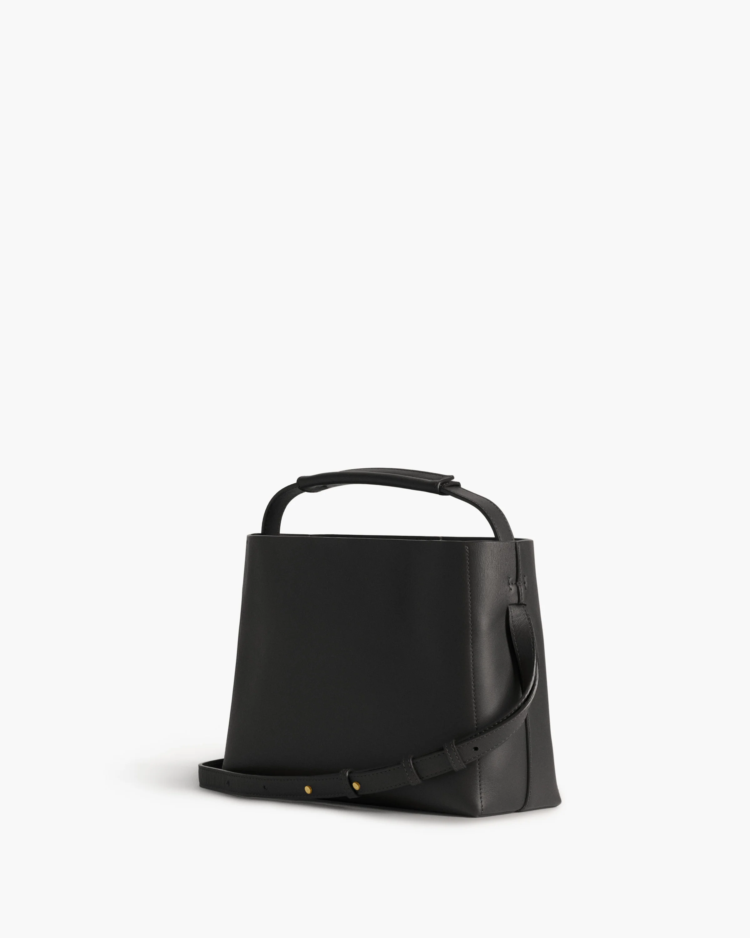 Hedda Midi Handbag Leather Black - Image 3