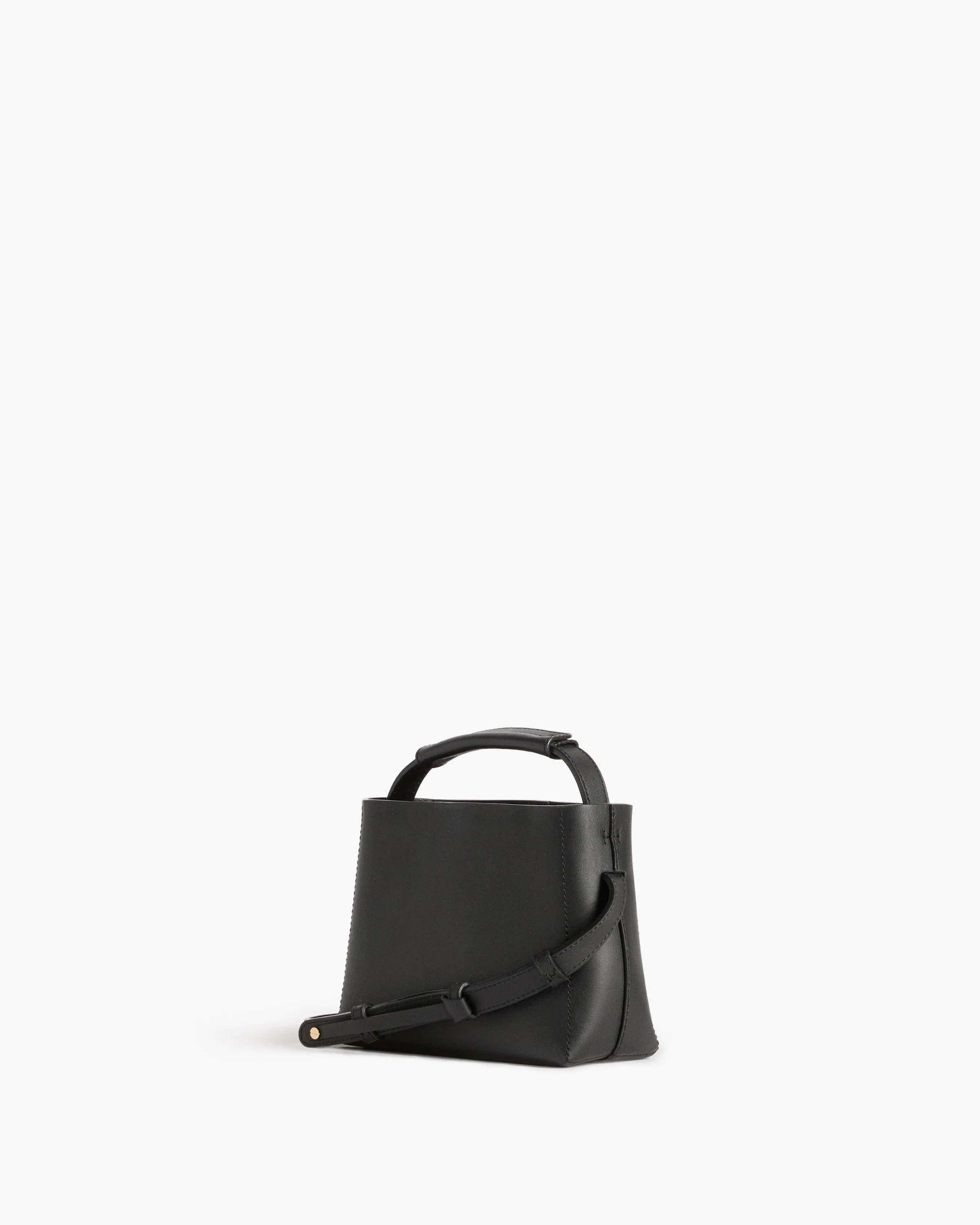 Hedda Mini Handbag Leather Black - Image 3