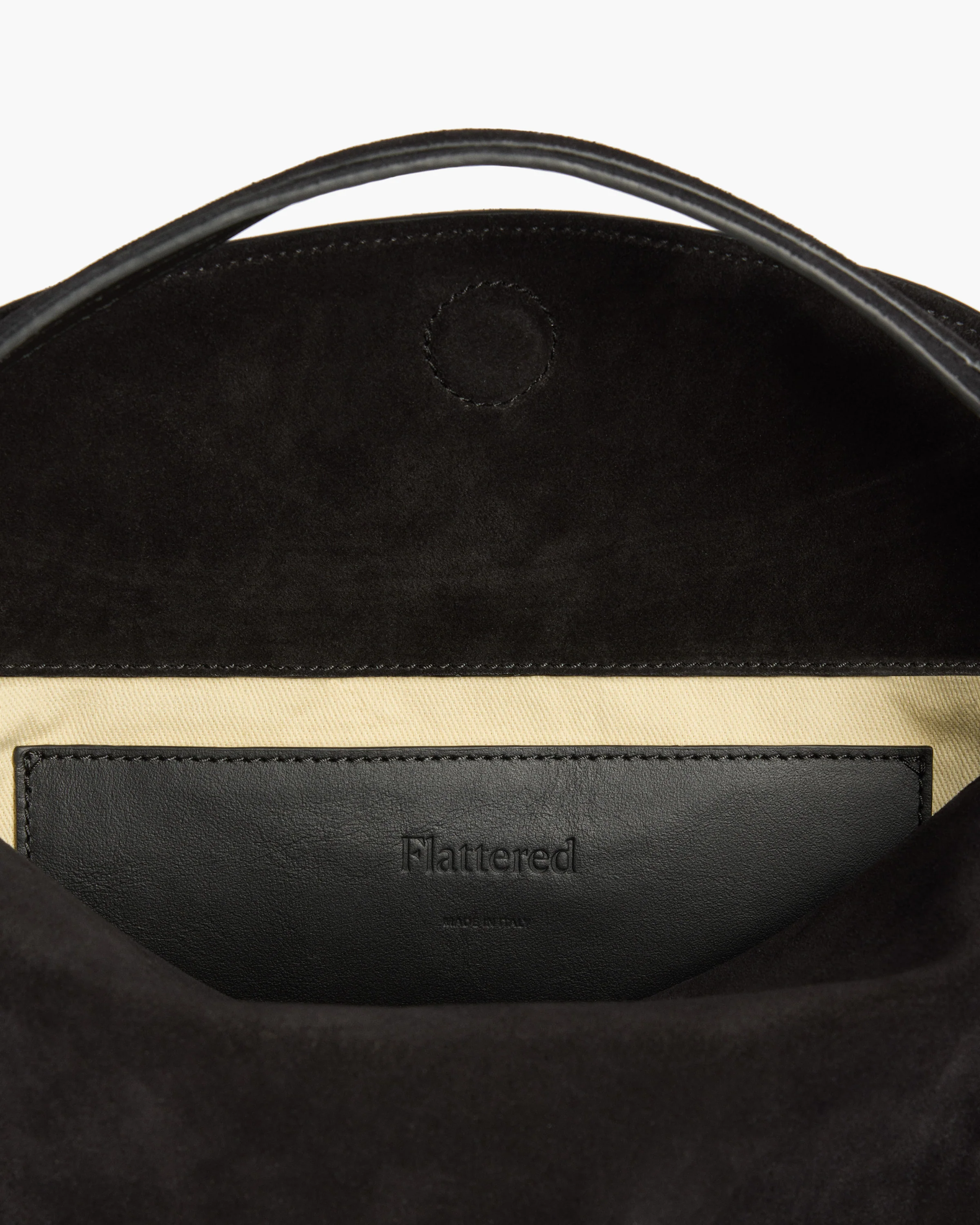 Helia Handbag Suede Black - Image 5