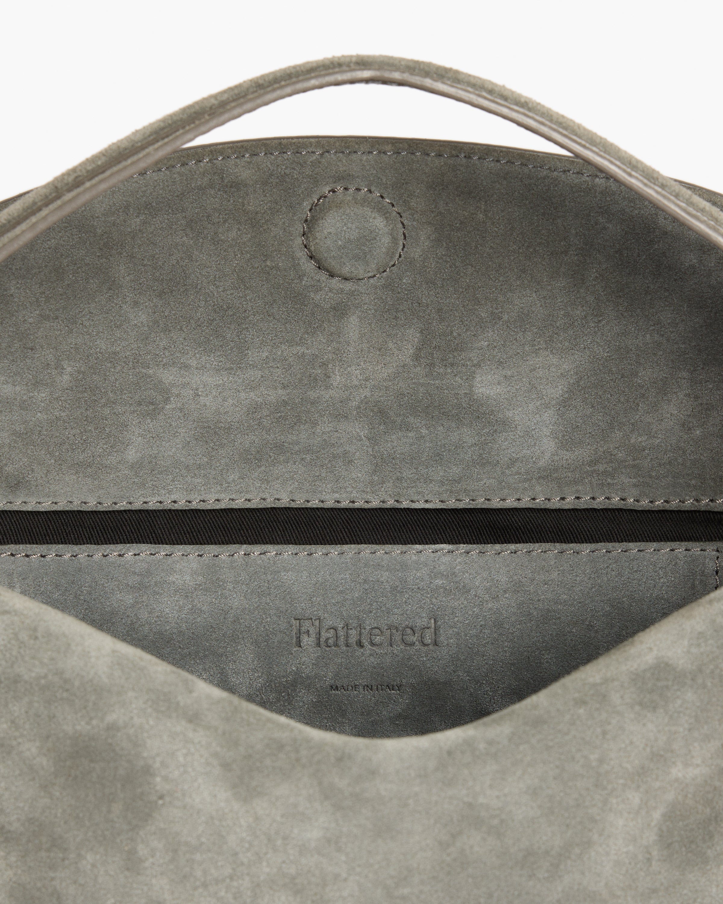 Hera Handbag Suede Grey - Image 4