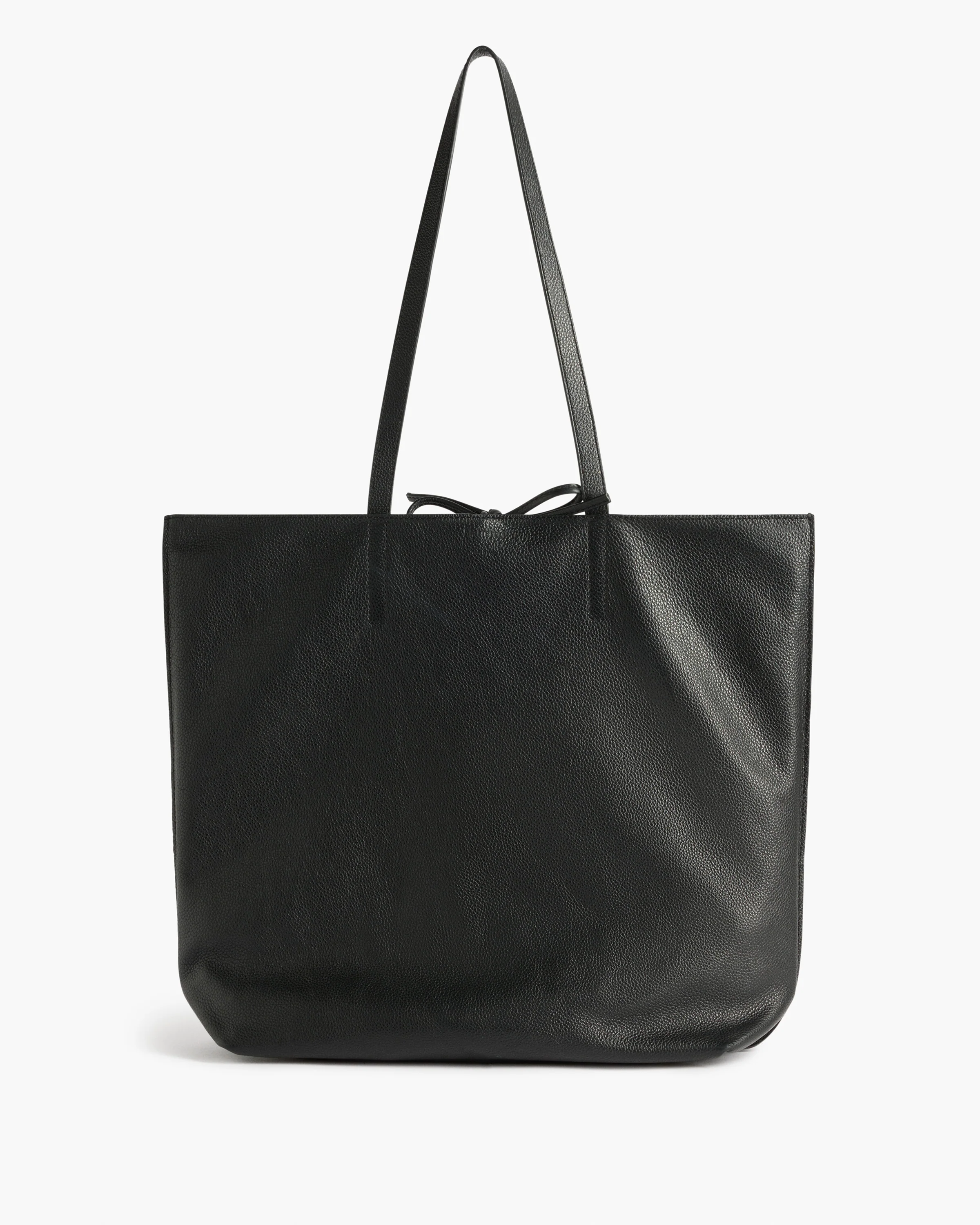 Kayla Tote Bag Grained Leather Black - Image 2