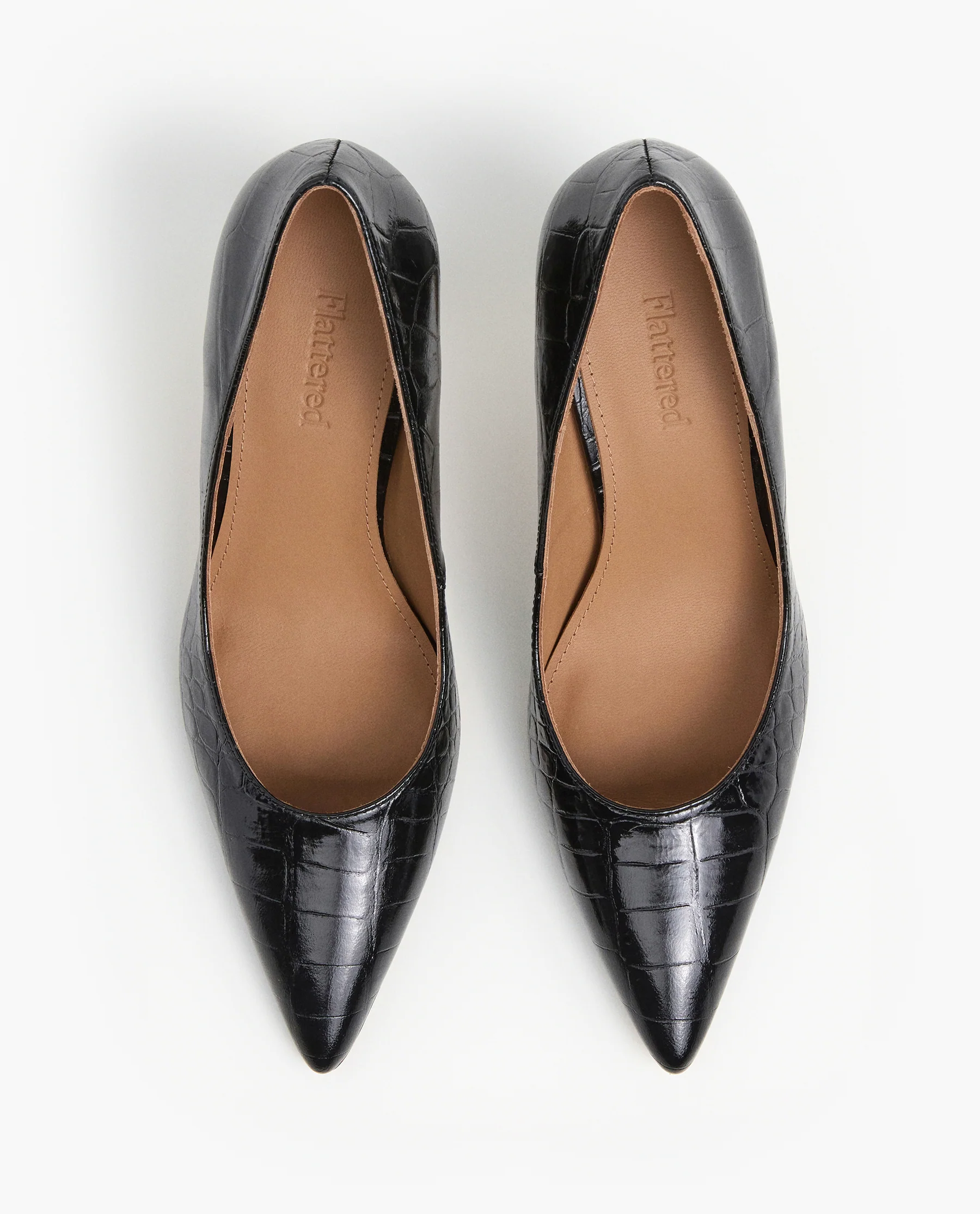 Leonie Leather Black Croco - Image 2