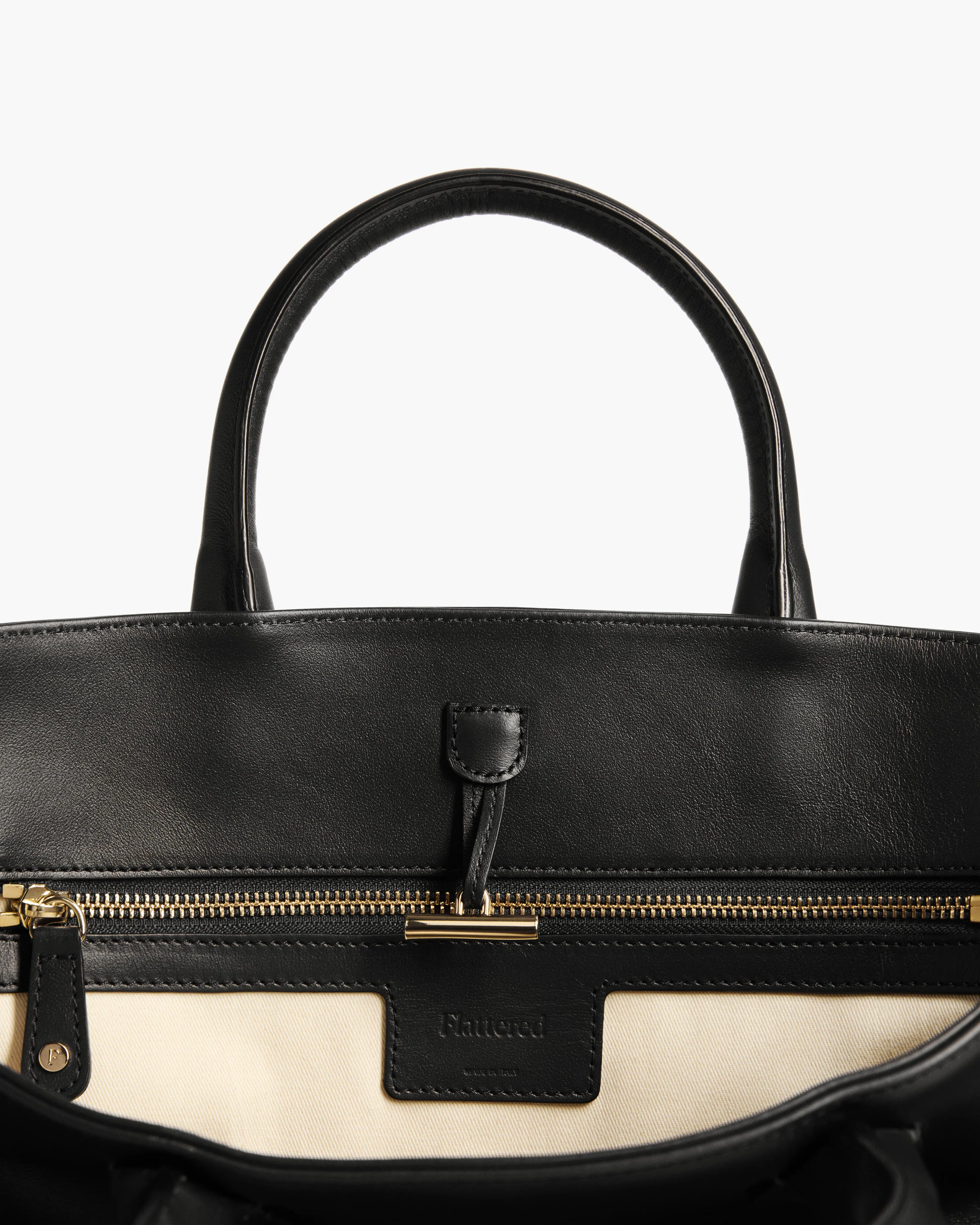 Lola Tote Leather Black - Image 4