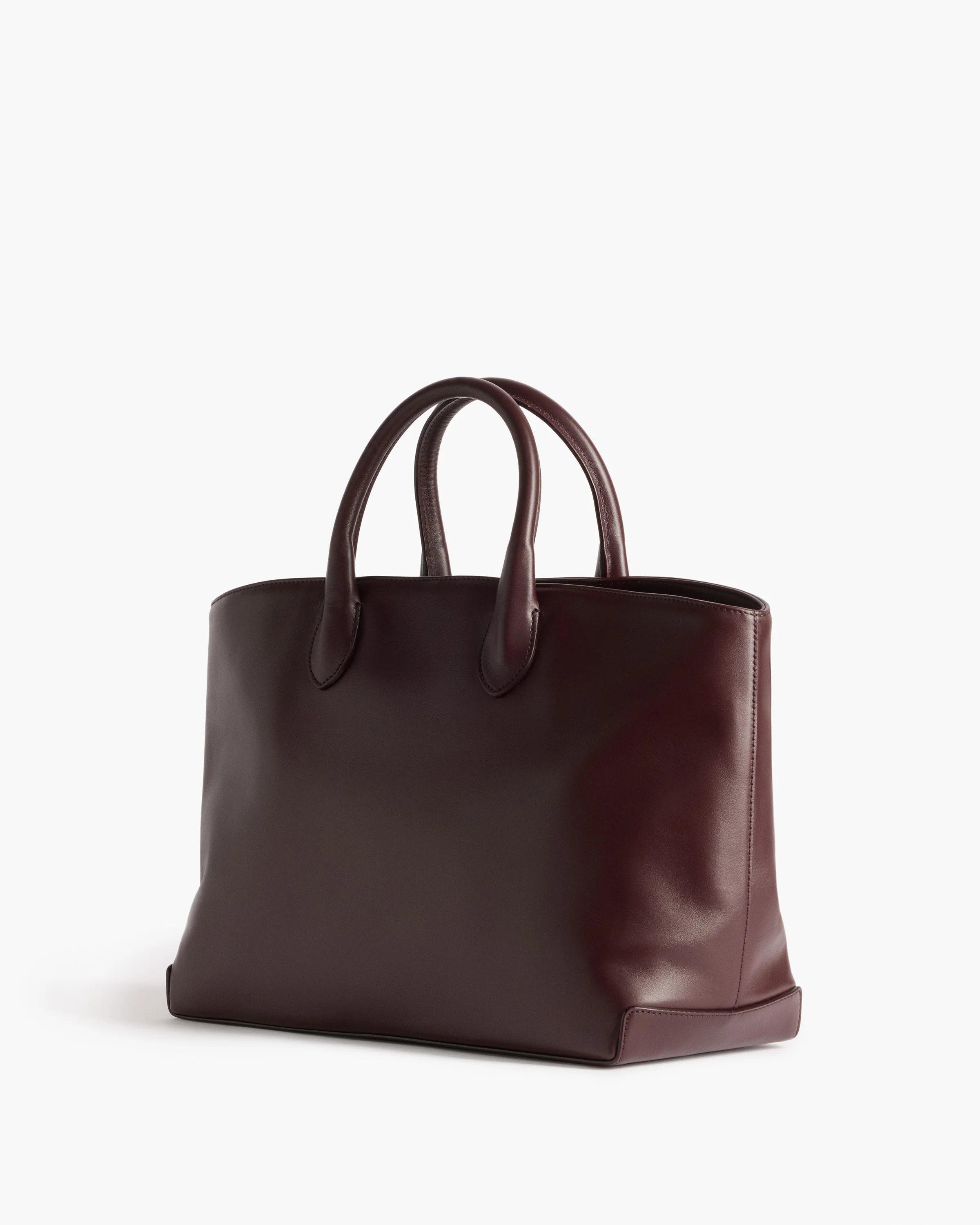 Lola Tote Leather Burgundy - Image 3