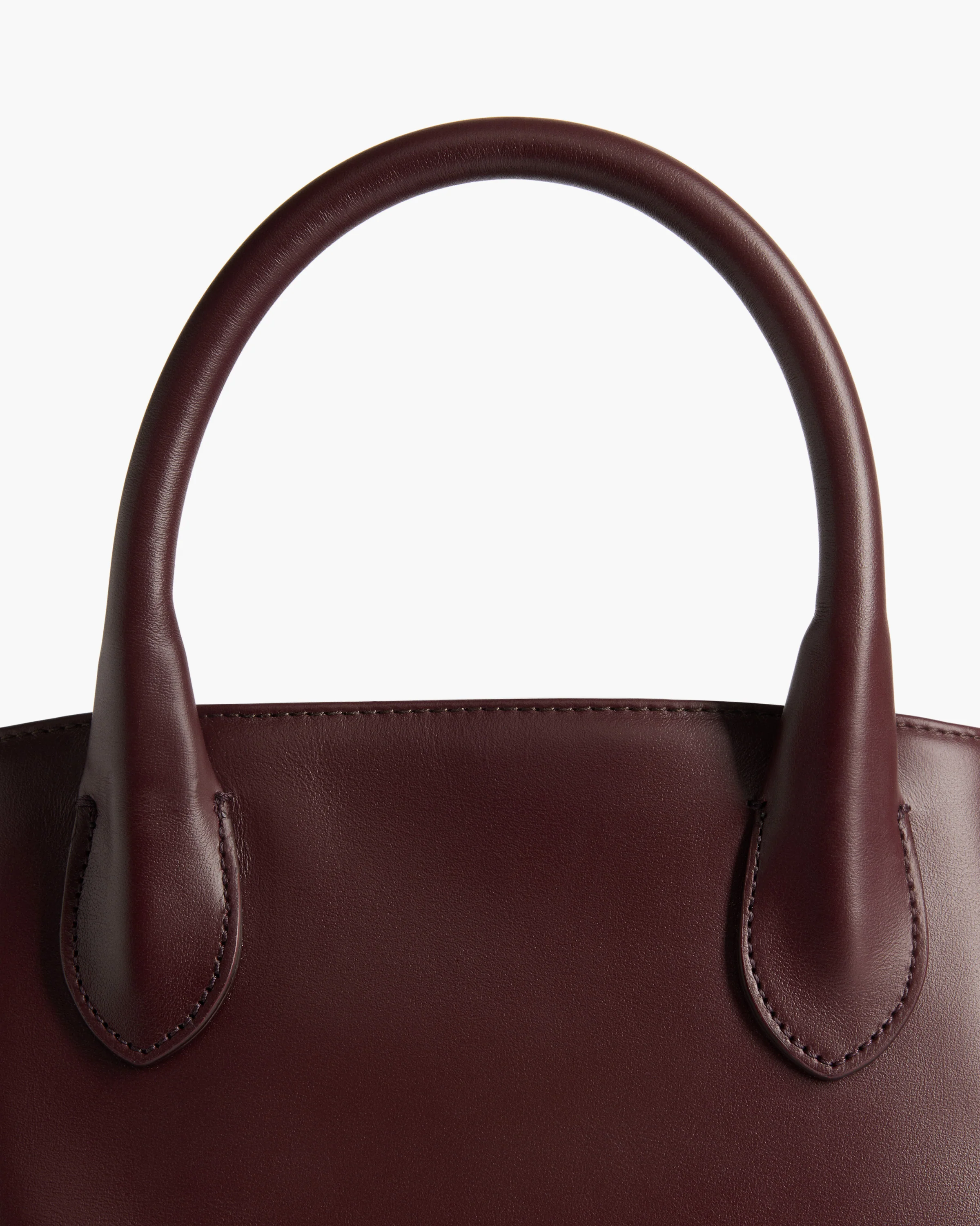 Lola Tote Leather Burgundy - Image 4