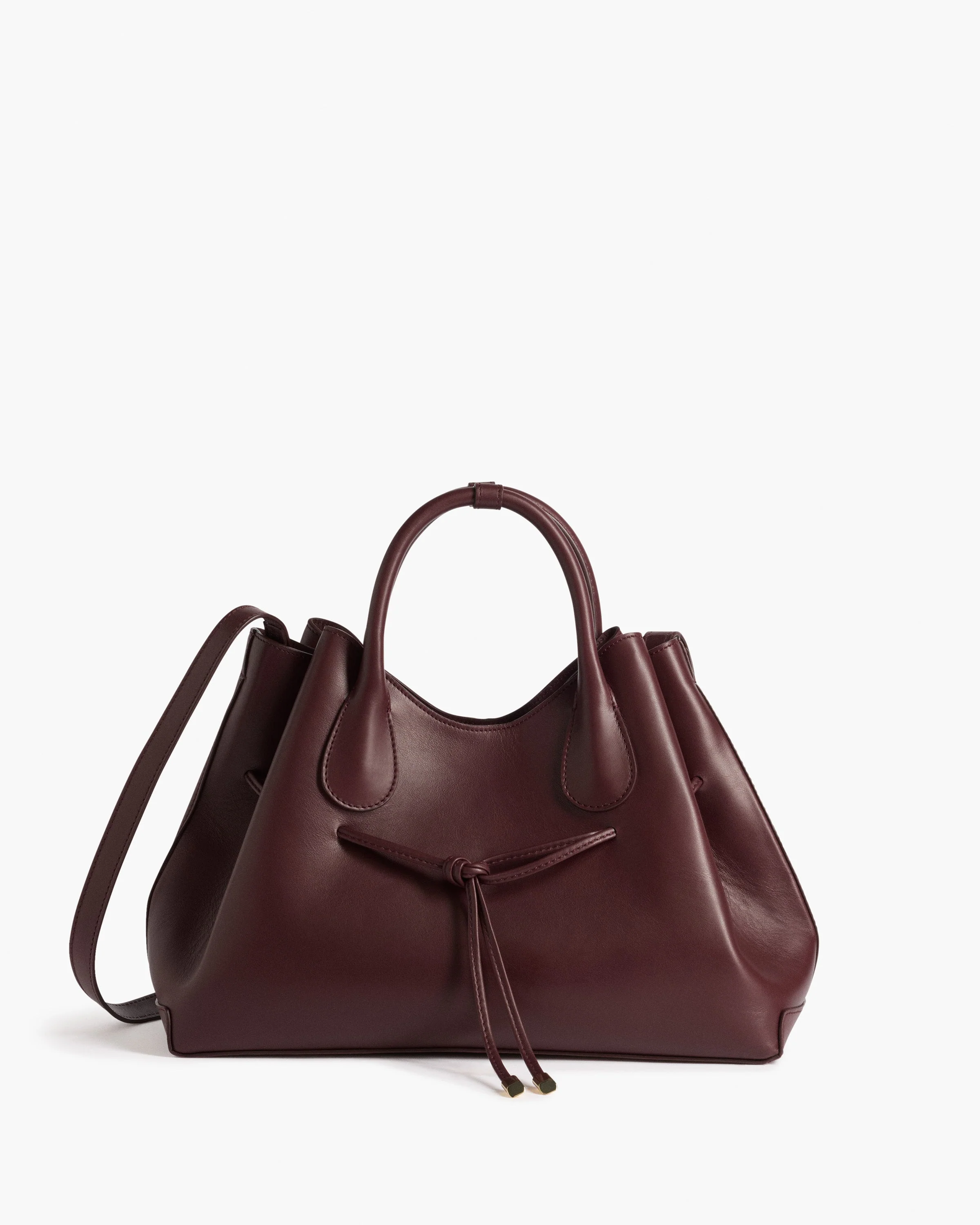 Maris Tote Bag Leather Burgundy
