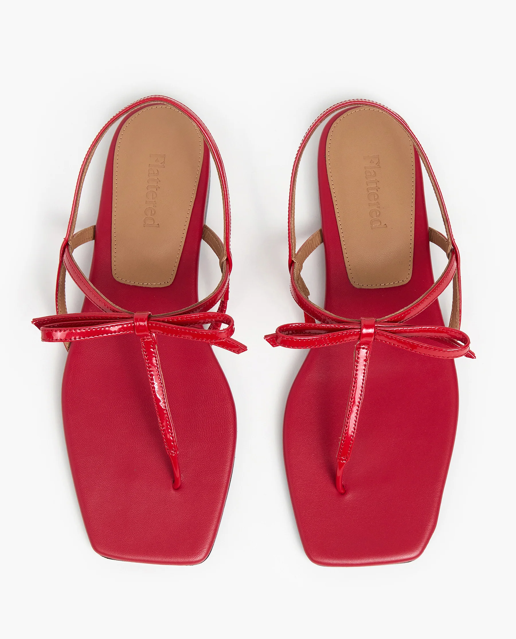Sina Leather Patent Cherry - Image 2